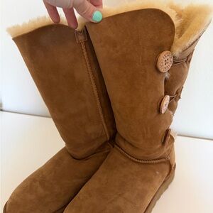 UGG Tan Shearling Winter Boots